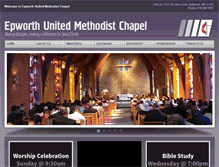 Tablet Screenshot of epworthchapel.org